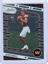 2024 Panini Absolute Jayden Daniels Rookie RC #102 - $4.19 CAD