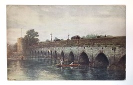 Quatremain Watercolor Drawing PC Print  Bridge J. Salmon Sevenoaks England - $12.00