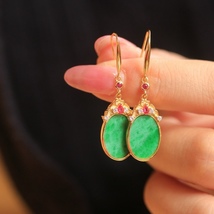 Cicidegem jade ruby earrings 2 thumb200