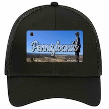 Pennsylvania Gettysburg Statue State Novelty Black Mesh License Plate Hat - $28.99