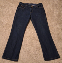 Wrangler Q-Baby Jeans 11/12 Dark Wash WRQ20DD No Gap Mid Rise Boot Women... - $22.31