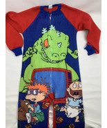 Vintage Rugrats Pajamas Nickelodeon 1 Piece Zipper Boys Kids Youth Size ... - £32.04 GBP