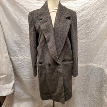 Vintage Larry Levine Women&#39;s Gray Coat - £79.12 GBP
