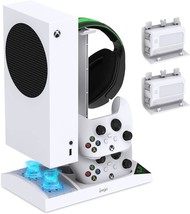 Xbox Series S Console And Controller Cooling Fan With Charging Stand, Dual - £51.45 GBP