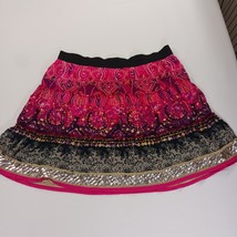 Roz & Ali Skirt Women's XL Multicolor A-Line Midi Elastic Waist Pull-On Skirt image 10