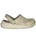 Crocs Lite Ride Clogs Comfort Slip On Sandal Unisex White Mens 6 Womens 7 - $27.06 CAD