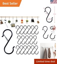 Black 3.5 Inch S Hooks - 48 Pack Heavy-Duty Design for Kitchen, Closet, ... - $29.99