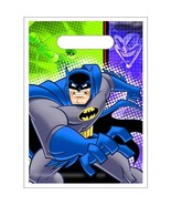 Batman The Brave and The Bold Party Favor Treat Loot Bags 8 Ct Birthday ... - £2.36 GBP