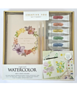 Creative You Do-It-Yourself 14 Pc Watercolor Set w/ 30 Page Watercolor B... - $28.00 CAD