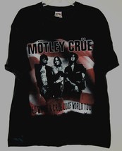 Motley Crue Concert Tour Shirt Vintage 2005 Red White & Crue Alternate Design LG - $109.99