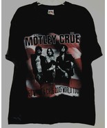 Motley Crue Concert Tour Shirt Vintage 2005 Red White &amp; Crue Alternate D... - £85.99 GBP