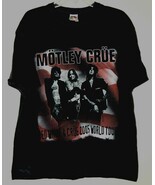 Motley Crue Concert Tour Shirt Vintage 2005 Red White &amp; Crue Alternate D... - $2,041.87 MXN