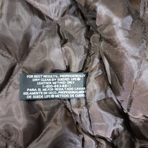 City Streets RN#93677 Men's Brown Full Zip Genuine Leather Jacket Pocket Size XL image 5