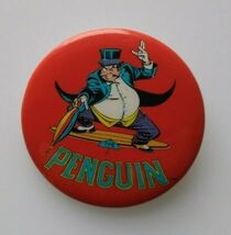 Penguin Batman Pinback Button Badge 1982 Original Licensed Official DC C... - $15.38