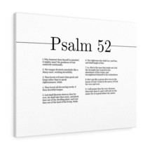  Psalm 52 The House Of God Bible Chapter Canvas Christian Wall A - £56.80 GBP+