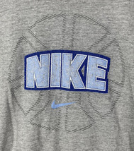 Vintage Nike T Shirt Swoosh Spell Out Logo Basketball Gray Men’s Large - £18.68 GBP