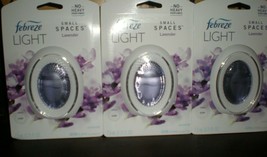 3 Febreze Light Small Spaces Air Freshener Lavender No Heavy Perfumes - $14.85