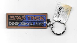 Star Trek: Deep Space Nine TV Series Name Logo Rubber Key Chain 1994 NEW UNUSED - £5.50 GBP