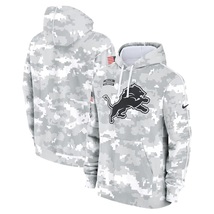 Mens Arctic Camo Lions 2024 Salute to Service Pullover Hoodie - Detroit - £53.82 GBP