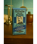 Vintage Collectible Gillete Blue Blades Box of 10, New sealed ~ NOS - $40.83 CAD