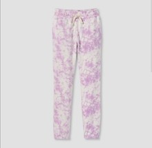 Cat &amp; Jack Girls Jogger Pants light purple Tie Dye Size M 7-8 NWT - £9.43 GBP
