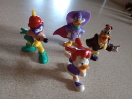 Vintage Pvc Darkwing Duck Figures Lot Of 4 Disney Retro Toys - £11.76 GBP