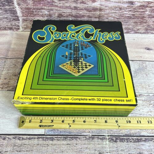 Space Chess 1970 Replacement Parts: Board Game BOX ONLY - Pacific Game Co. RARE - $9.47