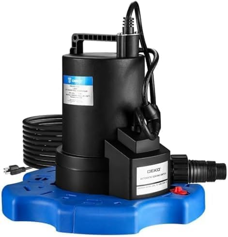 1/4 HP Submersible Automatic Swimming Pool Cover Pump 3000GPH with Autom... - $202.83