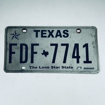  United States Texas Lone Star Passenger License Plate FDF 7741 - £13.17 GBP