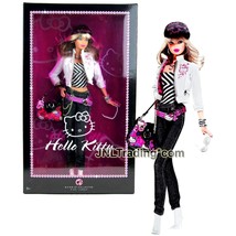 Yr 2007 Barbie Pink Label Collector 12&quot; Doll HELLO KITTY Model L4687 with Jacket - £104.16 GBP