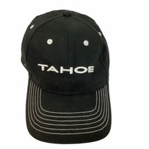 Tracker Boats Tahoe Black White Embroidered 6 Panel Baseball Cap Adjustable - $16.82