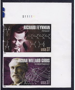 3907 & 3909d - Rare Imperf Error Pair "American Scientists" Mint NH - $9,464.06 MXN