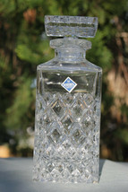 Bohemia 6pc Full Lead Crystal Whiskey glass set w/ decanter in Box Vintage Czech - £95.57 GBP
