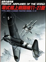 Famous Airplanes of The World No.5 Type Zero Carrier Fighter 11-21 Military Book - £30.43 GBP