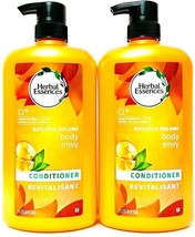 (2) Herbal Essences Boosted Volume Body Envy Citrus Essences Conditioner 33.8 Oz - $39.59