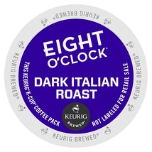 Eight O&#39;Clock Dark Italian Roast Espresso Coffee 24 to 144 Keurig K cups - £18.67 GBP+