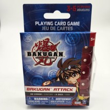 Bakugan Battle Brawlers Attack Playing Card &amp; Dice Game Set 2008 NEW - $4.85