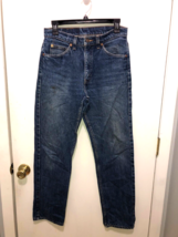 Vintage Levis 505 Regular Fit Straight Leg Orange Tab Mens 31X32 Actual ... - $49.49