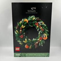 LEGO ICONS 10340 WREATH &amp; GARLAND BOTANICAL COLLECTION BUILDING SET 1194... - $109.99