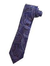 Donald Trump Signature Collection Necktie Purple Paisley w/ Tie Gift Box... - $49.95