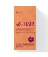 VEEXIA VEE HAIR FOR HAIR GROWTH AND ANTI FALL VITAMIN 30 CAPSULES// Fast... - £35.92 GBP