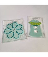 Outlet &amp; Light Switch Covers Decorative Green UFO Faceplate &amp; Flower Cov... - €9,41 EUR