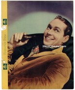 FRANCHOT TONE - MGM STAR - IN ACTION Color Photo &amp; Facts &#39;30s Dixie Cup ... - $47.99 CAD
