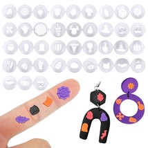 Set Of 36 Halloween Polymer Clay Cutters For Earring Mini Clay Cutters F... - $32.98