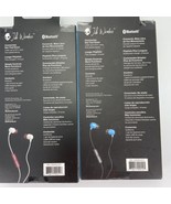 2X Skullcandy Jib Wireless Bluetooth Earbuds Microphone White/Crimson Bl... - £15.19 GBP