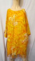 Island Stuff Vtg Style BOHO-HIPPIE tie dye Tunic Top Cover Up Women&#39;s Size XL - £23.77 GBP