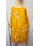 Island Stuff Vtg Style BOHO-HIPPIE tie dye Tunic Top Cover Up Women&#39;s Si... - $30.00