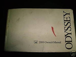 Owners Manual 2000 Honda Odyssey - $9.64