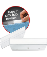 Easy Slide Tab, 1/3-Cut, Clear, 18 per Pack (64626), Pack of 1 - $166.03 MXN