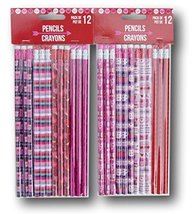Valentines Day Holiday Theme Pencils 12 Pack - Varied Styles by Greenbrier